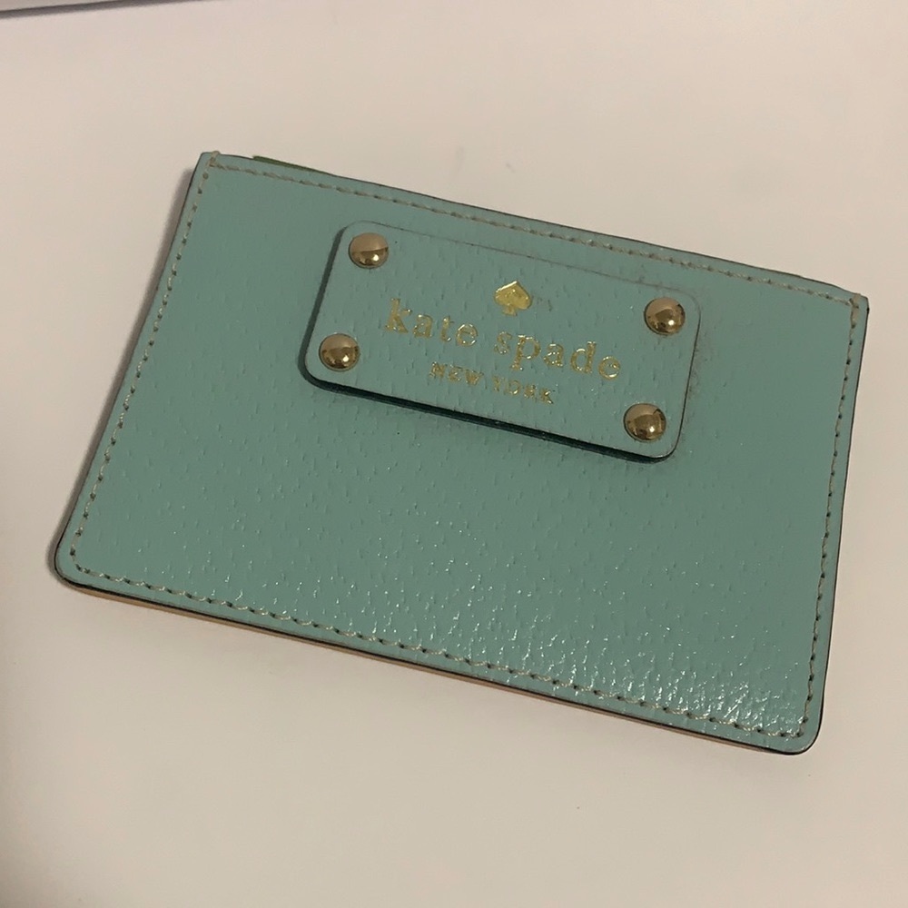 Kate spade Tiffany blue card case